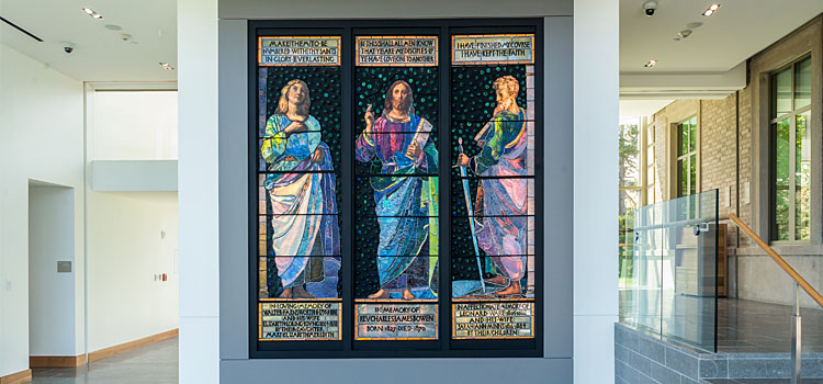 McMullen Museum: LaFarge windows