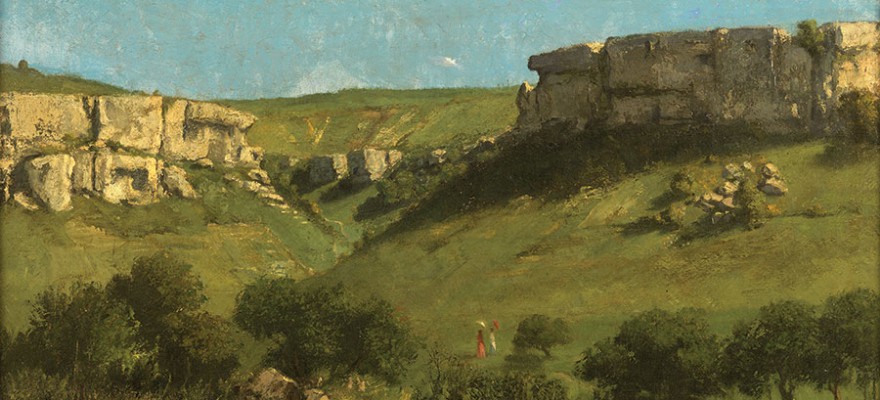 Landscape at Ornans, c. 1855
