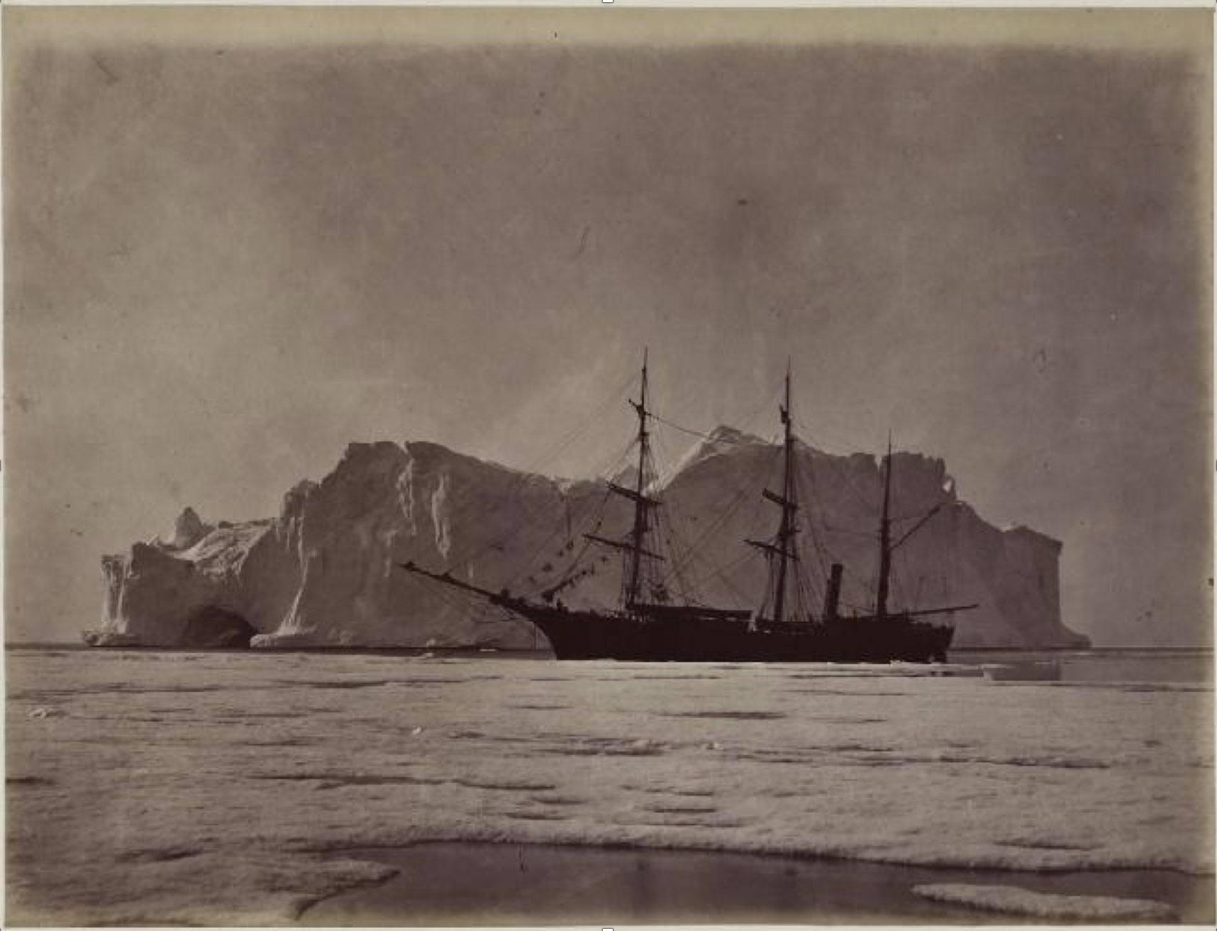 Steamer and Iceberg