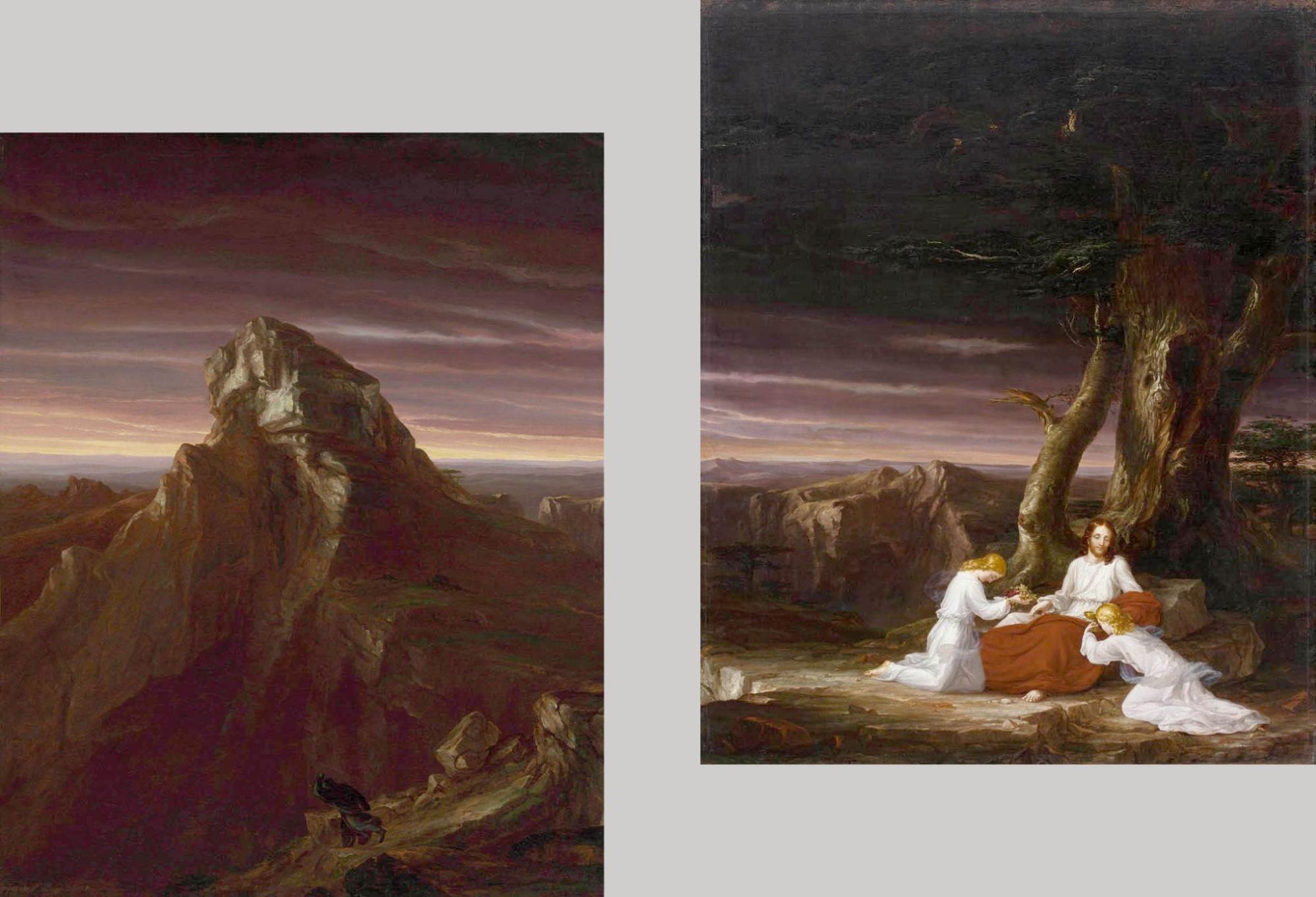 Trick photograph of Bierstadt
